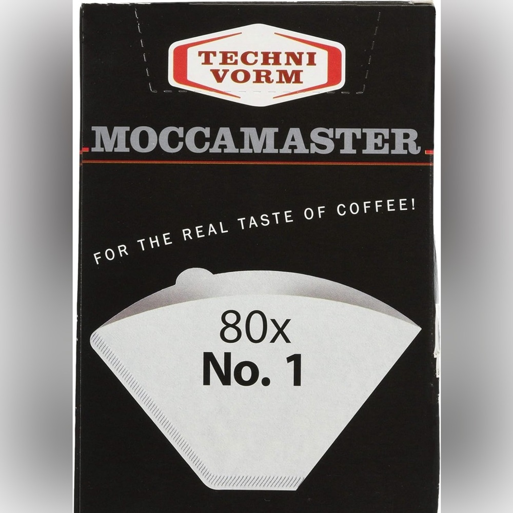 Technivorm Moccamaster 85090 Cup-One Paper Filters, 80 count, White